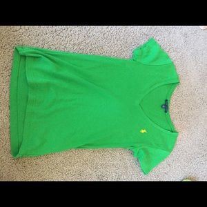 Green vneck